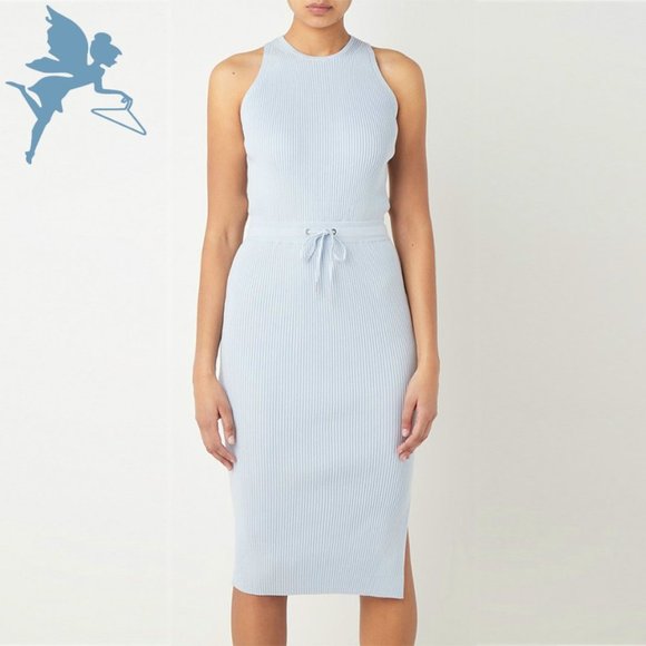 Reiss Dresses & Skirts - REISS Josephine Bodycon Ribbed Halter Neck Dress